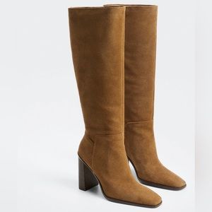 Brown Suede Boots